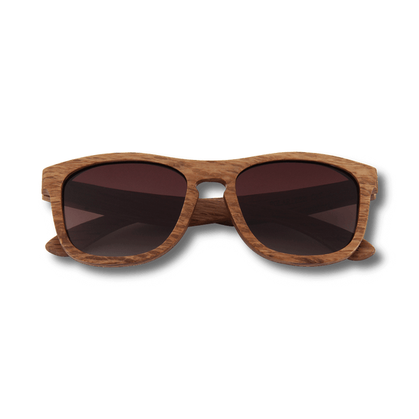 Real Zebra All Wood Polarized Sunglasses (Jacks by WUDN)