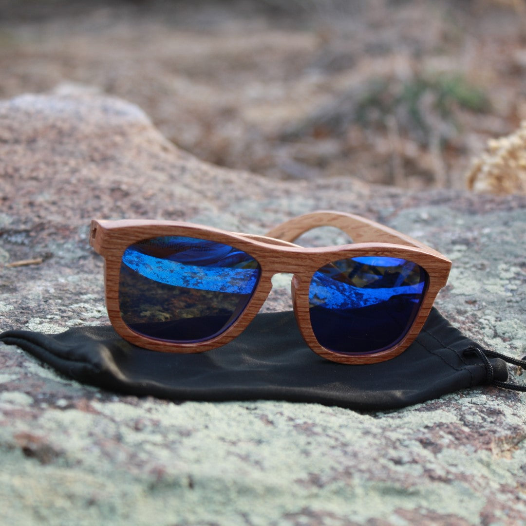 Customized Engraved Wood Sunglasses For Men, Polarized Wooden Sunglasses  Blue Polarized Lens with Wood Frame,Personalized Wood Sunglasses100% UV  Protection. (Brown) : : Handmade Products