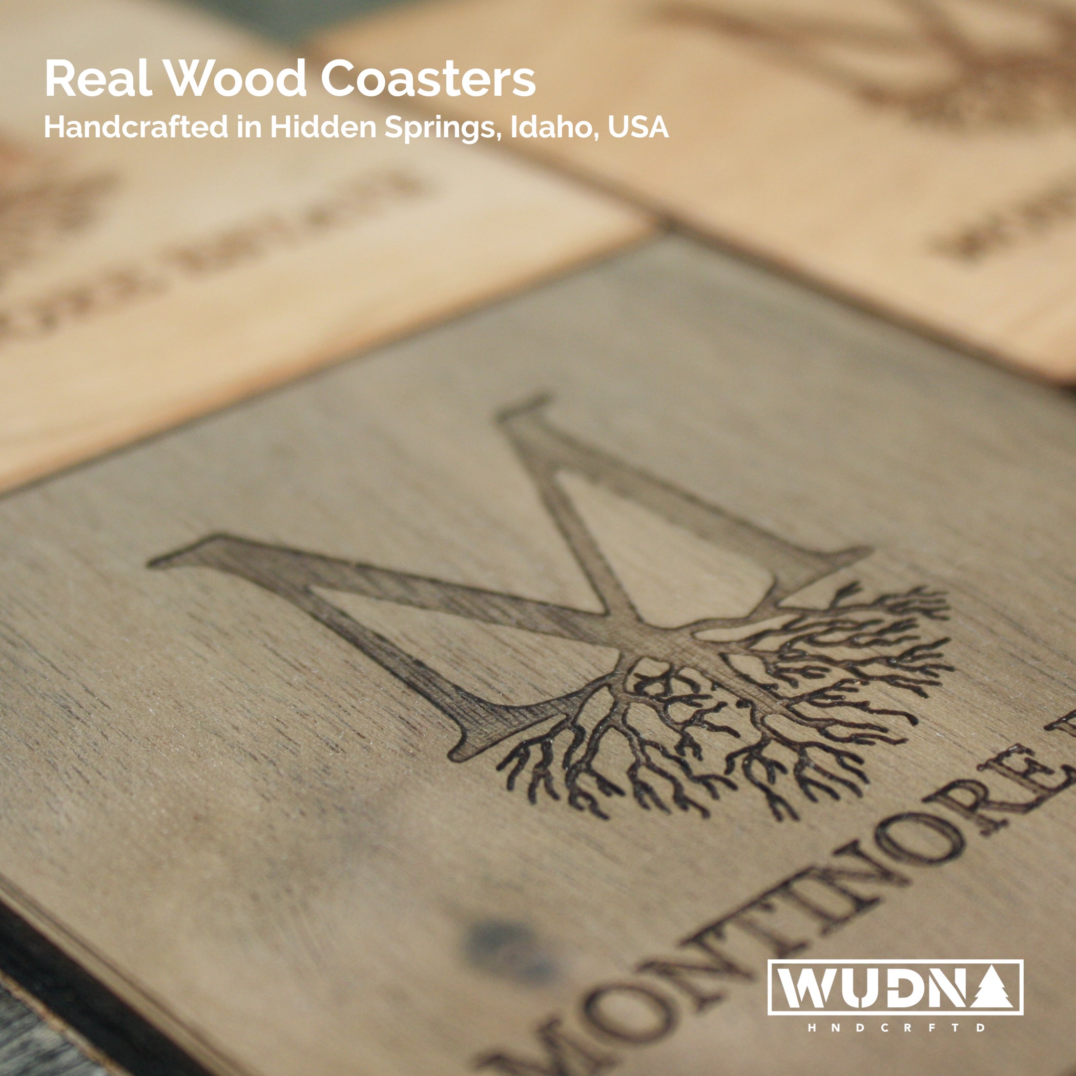 American Edition Wood Coasters